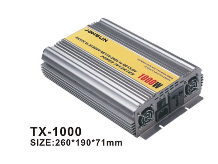 TX-1000-3000高频车载改装正弦波逆变器（无USB充电口）